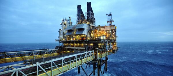 Section of the BP ETAP (Eastern Trough Area Project) oil platform in the North Sea, around 100 miles east of Aberdeen, Scotland. (File) - Sputnik International