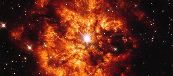 Hubble Space Telescope image of nebula M1-67 around Wolf–Rayet star WR 124 Hubble Space Telescope image of nebula M1-67 around Wolf–Rayet star WR 124 - Sputnik International
