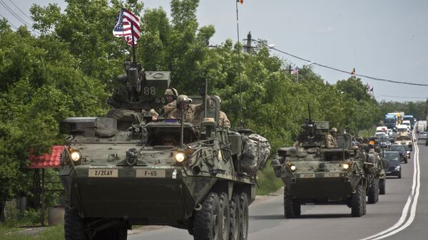 US Army armored vehicles - Sputnik International
