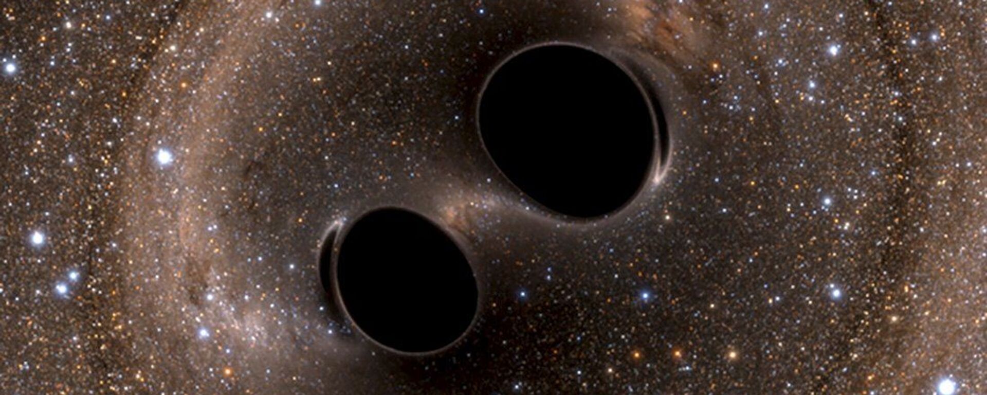 Гравитационные волны, генерируемые двумя черными дырами - Sputnik International, 1920, 16.01.2021