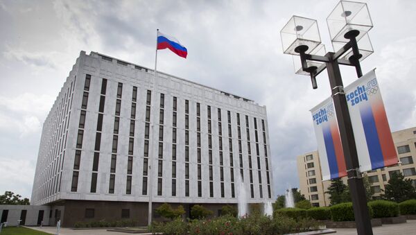 Part of the Russian Embassy complex in in Washington. File photo - Sputnik International