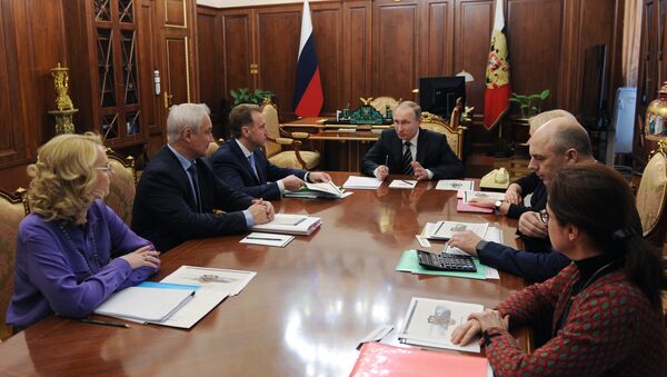 President Vladimir Putin holds meeting in Kremlin - Sputnik International
