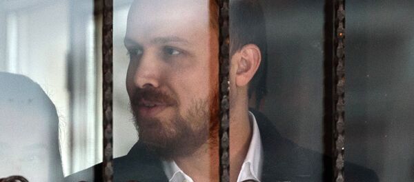 Turkish President's son Bilal Erdogan leaves a polling station in Istanbul on November 1, 2015 after casting his vote for Turkey's legislative - Sputnik International