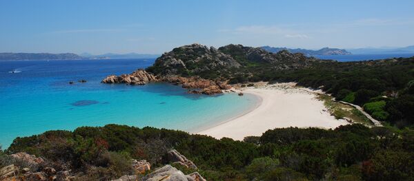 Spiaggia Rosa, 'Pink Beach,' on the island of Budelli off the coast of Sardinia - Sputnik International