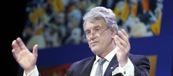 Ukrainian politician Viktor Yushchenko delivers a speech at the Oslo Freedom Forum in Oslo, on May 27, 2015 Ukrainian politician Viktor Yushchenko delivers a speech at the Oslo Freedom Forum in Oslo, on May 27, 2015 - Sputnik International