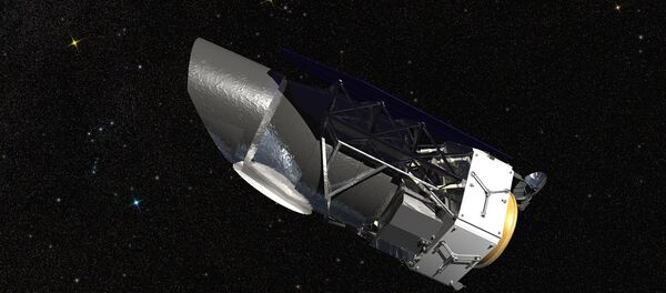 Artist conception of the Wide Field Infrared Survey Telescope (WFIRST) Artist conception of the Wide Field Infrared Survey Telescope (WFIRST) - Sputnik International