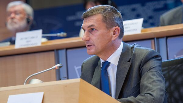 European Commission Vice-President for the Digital Single Market Andrus Ansip - Sputnik International