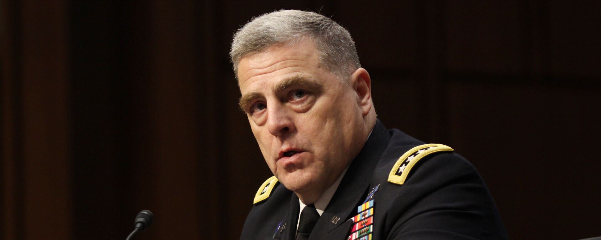 Gen. Mark Milley answers questions at his confirmation hearing to be Chief of Staff of the Army at the Senate Armed Services Committee on July 21, 2015. - Sputnik International, 1920, 05.06.2023