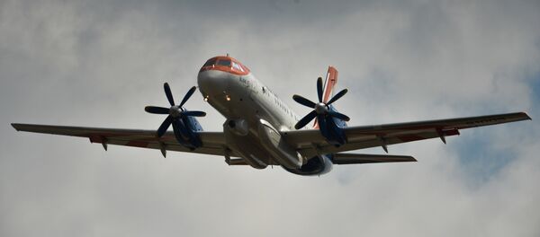 Ilyushin-114 Radar airplane at the MAKS 2015 International Aviation and Space Salon in Zhukovsky outside Moscow Ilyushin-114 Radar airplane at the MAKS 2015 International Aviation and Space Salon in Zhukovsky outside Moscow - Sputnik International