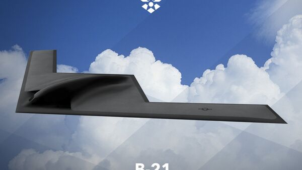 An artist rendering shows the first image of a new Northrop Grumman Corp long-range bomber B21 in this image released on February 26, 2016 - Sputnik International
