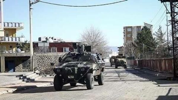 Turkish army's operation against Kurds in Cizre - Sputnik International