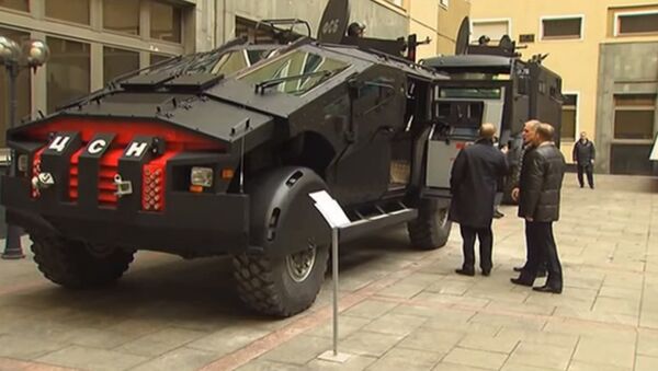 Falcatus armored vehicle - Sputnik International