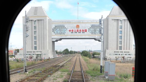 The Chinese-Russian border on the Manchuria - Siberia railway route. File photo - Sputnik International