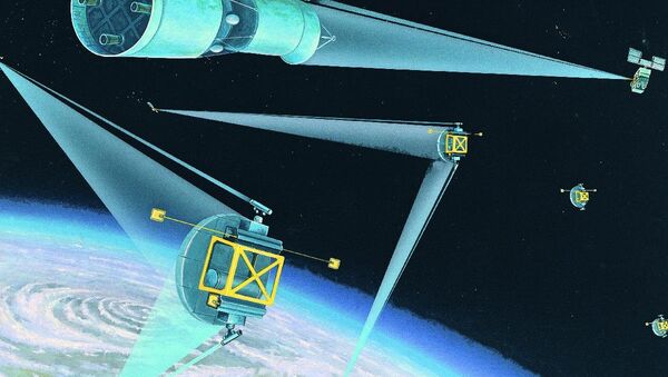 Soviet space-based strategic defenses; DIA artist's rendering from the 1980s. - Sputnik International