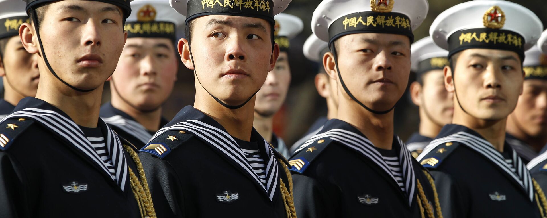 Members of a Chinese Navy honor guard wait for US officials during welcoming ceremony. File photo. - Sputnik International, 1920, 28.07.2022