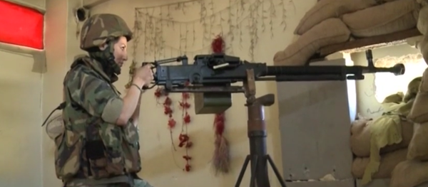 Female animal trainer fights militants in Syria’s Aleppo Female animal trainer fights militants in Syria’s Aleppo - Sputnik International