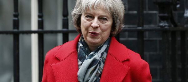 Britain's Home Secretary Theresa May leaves Number 10 Downing Street after attending a cabinet meeting in London, Britain March 1, 2016. - Sputnik International
