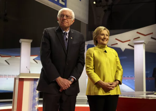 Democratic presidential candidates Sen. Bernie Sanders and Hillary Clinton Democratic presidential candidates Sen. Bernie Sanders and Hillary Clinton - Sputnik International