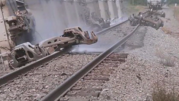 Hazardous leak reported as train derails in Ripley, NY - Sputnik International