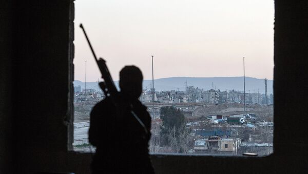 Jobar, a district of Damascus controlled by Jabhat al-Nusra terrorists. file photo - Sputnik International