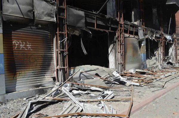 Burned shops Burned shops - Sputnik International