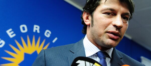 Vice Prime Minister of Georgia, Minister of Energy Kakha Kaladze talks with journalists after the congress of the Georgian Dream ruling coalition where he was elected the secretary general of the Georgian Dream - Democratic Georgia party, in Tbilisi - Sputnik International