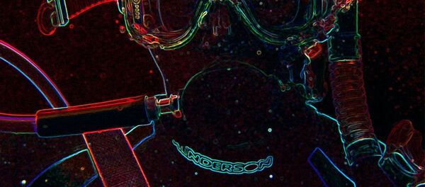 Glowing SCUBA diver Glowing SCUBA diver - Sputnik International