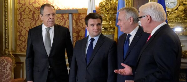 Normandy Four foreign ministerial meeting starts in Paris - Sputnik International