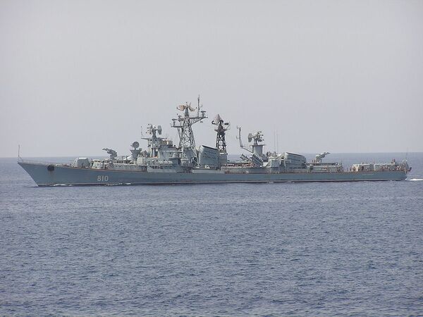 The Russian guided missile destroyer Smetlivy The Russian guided missile destroyer Smetlivy - Sputnik International