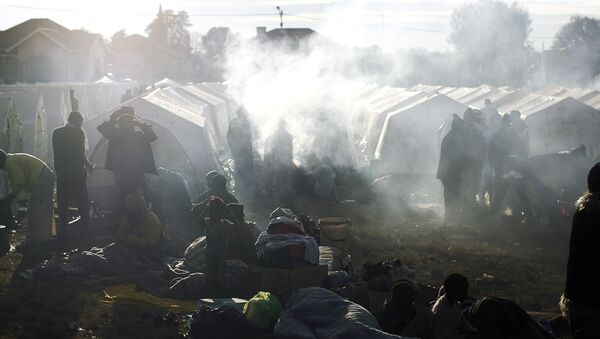 An informal refugee camp (File) - Sputnik International