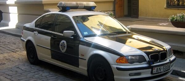Latvian security  service   police  car - Sputnik International