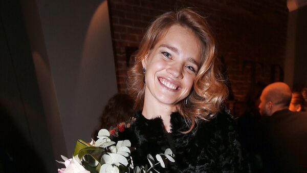 Model Natalia Vodyanova, the winner of the GLAMOUR Woman of the Year 2012 Award, is seen at the Award ceremony in the Theater of Nations - Sputnik International