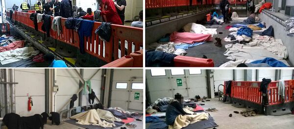 Longport freight shed, Dover Seaport and Frontier House short-term holding facilities Longport freight shed, Dover Seaport and Frontier House short-term holding facilities - Sputnik International