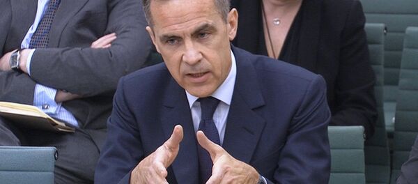 A still image from video shows Bank of England Governor Mark Carney speaking to members of Britain's parliament about the country's membership of the European Union, in London, Britain March 8, 2016. - Sputnik International