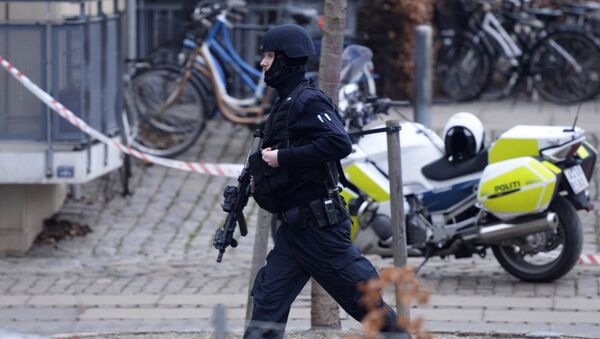 An armed security officer.Copenhagen (File) - Sputnik International