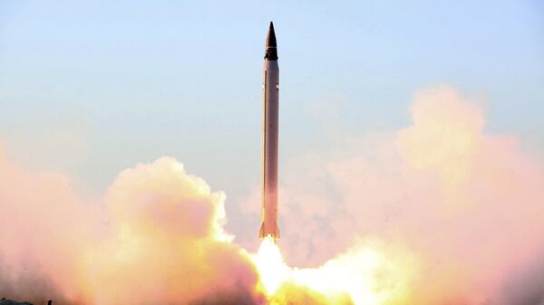 Launch of an Iranian Emad long-range ballistic surface-to-surface missile - Sputnik International