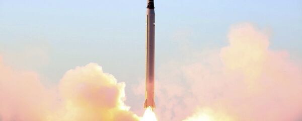 Launch of an Iranian Emad long-range ballistic surface-to-surface missile Launch of an Iranian Emad long-range ballistic surface-to-surface missile - Sputnik International