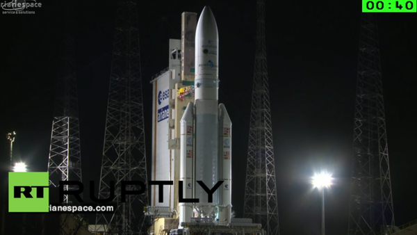 French Guiana: Ariane 5 rocket launches Eutelsat 65 West A - Sputnik International
