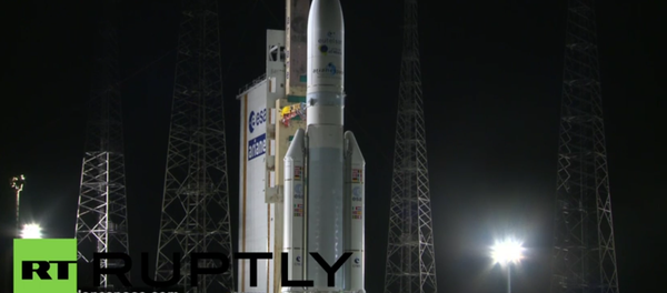 French Guiana: Ariane 5 rocket launches Eutelsat 65 West A - Sputnik International