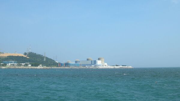 Kori Nuclear Power Plant, Reactors Kori 1, Kori 2, Kori 3, Kori 4 from right to left. - Sputnik International