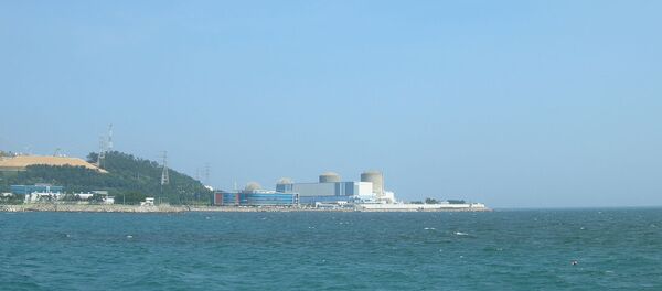Kori Nuclear Power Plant, Reactors Kori 1, Kori 2, Kori 3, Kori 4 from right to left. - Sputnik International