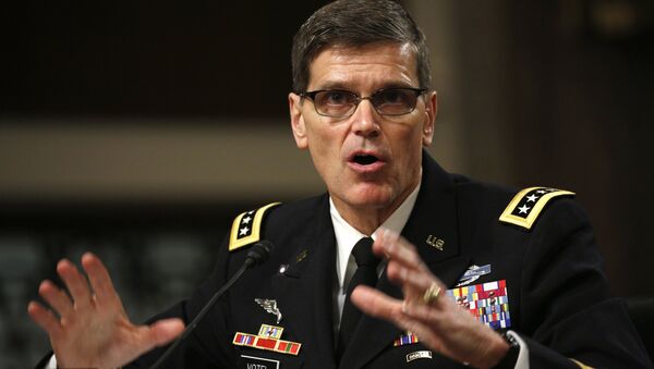 US Army General Joseph Votel testifies during a Senate Armed Services Committee hearing on Votel’s nomination to be commander of the U.S. Central Command on Capitol Hill in Washington March 9, 2016. - Sputnik International