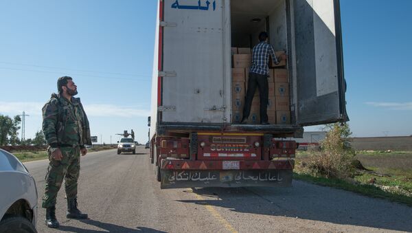 Humanitarian convoy. (File) - Sputnik International