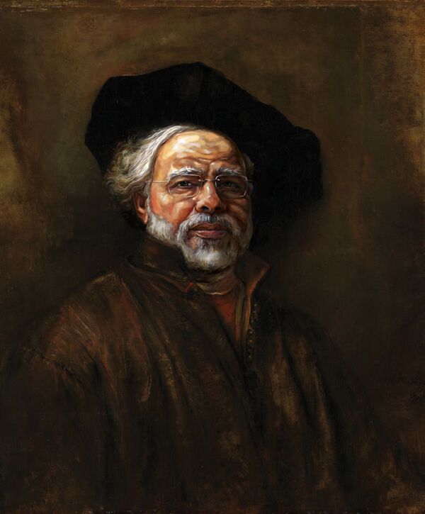 Narendra Modi by Rembrandt - Sputnik International