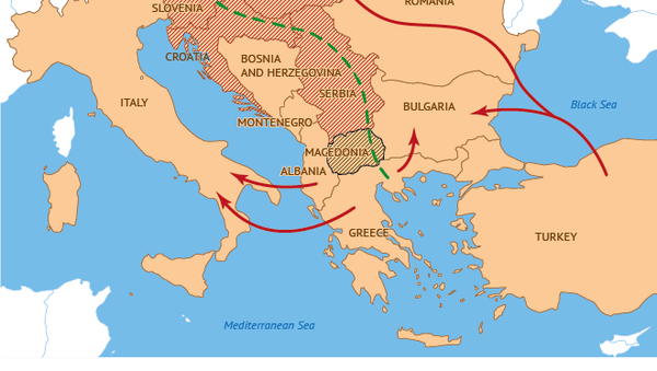 Balkan route - Sputnik International