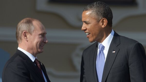 Russian President Vladimir Putin (left) and US President Barack Obama (file) - Sputnik International