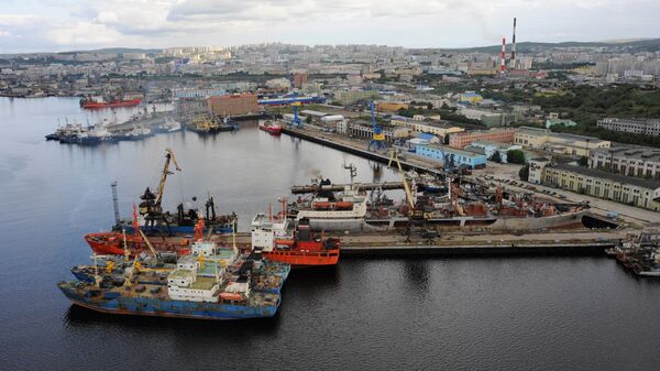 The Murmansk fishing seaport - Sputnik International