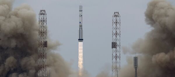 The Proton-M rocket, carrying the ExoMars 2016 spacecraft to Mars, blasts off from the launchpad at the Baikonur cosmodrome, Kazakhstan, March 14, 2016 The Proton-M rocket, carrying the ExoMars 2016 spacecraft to Mars, blasts off from the launchpad at the Baikonur cosmodrome, Kazakhstan, March 14, 2016 - Sputnik International