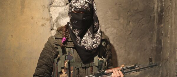 Female Kurdish fighter (File) Female Kurdish fighter (File) - Sputnik International