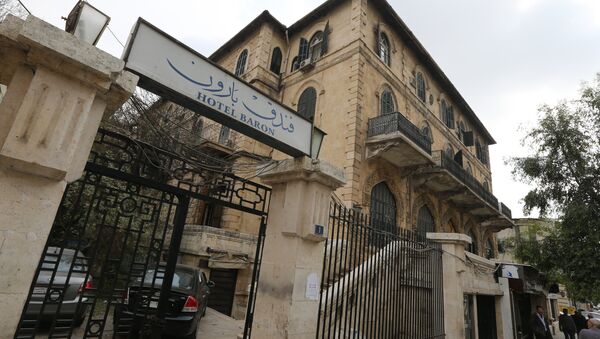 A picture taken on the government controlled side of Aleppo on November 17, 2014, shows the Baron Hotel, the oldest hotel in the northern Syrian city - Sputnik International